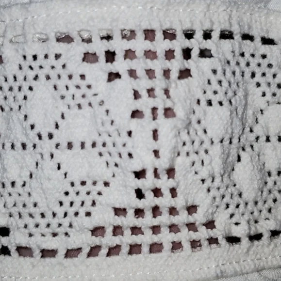 Short off white spring dress. Sleevless. Size large. - Picture 4 of 6